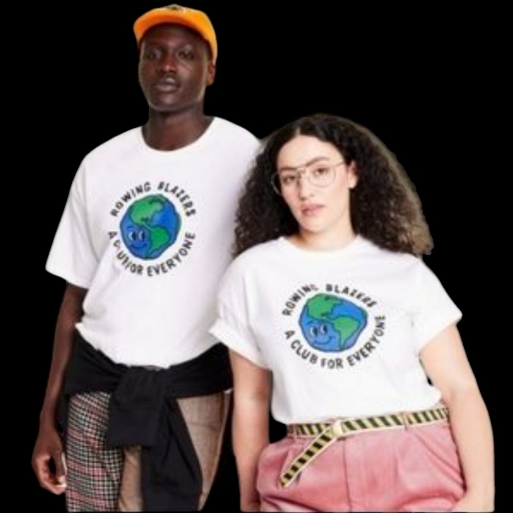 NWT Rowing Blazers White T‎ Shirt Unisex